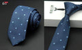 Brand necktie men ties designers fashion Dot Striped Plaid neck tie green wedding Business slim 6cm Skinny tie For Men cravate-7-JadeMoghul Inc.