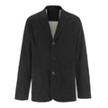 Brand New blazer men Casual Blazer Cotton Denim Parka Men's slim fit Jackets Army Green Khaki Large Size M - XXXL 4XL Coat-Black-M-JadeMoghul Inc.
