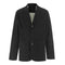Brand New blazer men Casual Blazer Cotton Denim Parka Men's slim fit Jackets Army Green Khaki Large Size M - XXXL 4XL Coat-Black-M-JadeMoghul Inc.