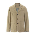 Brand New blazer men Casual Blazer Cotton Denim Parka Men's slim fit Jackets Army Green Khaki Large Size M - XXXL 4XL Coat-Khaki-M-JadeMoghul Inc.