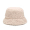 Brand New Faux Fur Winter Panama Hats Women Outdoor Sunscreen Bucket Hat Female Fashion Letter Embroidery Basin Cap Sun Caps JadeMoghul Inc. 