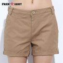 Brand Promotion Women's Shorts Mini Sexy Summer Slim Fitted Casual Shorts Girls Military Cotton Shorts Four-Color Free Shipping-B-26-JadeMoghul Inc.