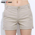 Brand Promotion Women's Shorts Mini Sexy Summer Slim Fitted Casual Shorts Girls Military Cotton Shorts Four-Color Free Shipping-D-26-JadeMoghul Inc.