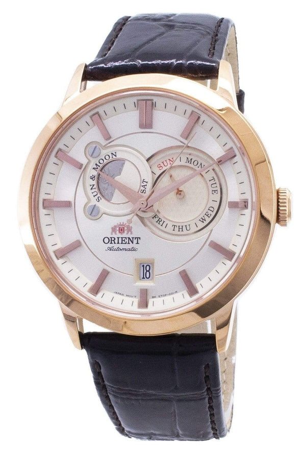 Branded Watches Orient Automatic Sun Moon Phases ET0P001W Men's Watch Orient