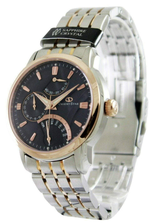 Branded Watches Orient Star Retrograde Power Reserve DE00004D Men's Watch Orient