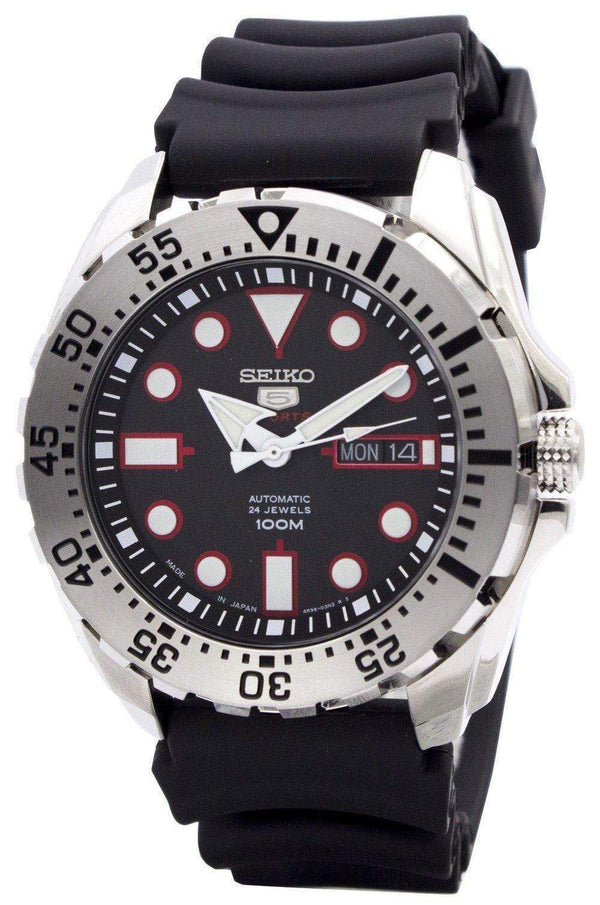 Branded Watches Seiko 5 Sports Automatic 24 Jewels Japan Made SRP601 SRP601J1 SRP601J Men's Watch Seiko