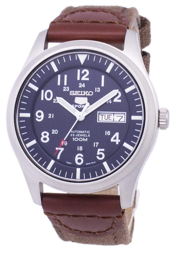 Branded Watches Seiko 5 Sports Automatic Canvas Strap SNZG11K1-NS1 Men's Watch Seiko