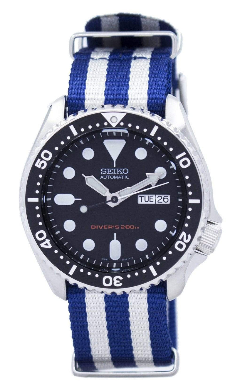 Branded Watches Seiko Automatic Diver's 200M NATO Strap SKX007K1-NATO2 Men's Watch Seiko