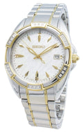 Branded Watches Seiko Classic SKK880P SKK880P1 SKK880 Diamond Accents Quartz Women's Watch Seiko