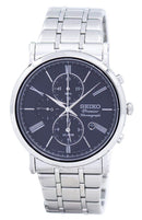 Branded Watches Seiko Premier Chronograph Alarm Quartz SNAF75 SNAF75P1 SNAF75P Men's Watch Seiko