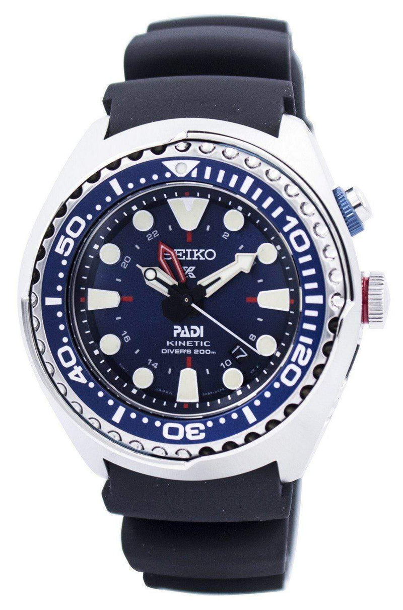 Seiko Prospex Kinetic GMT Diver's "PADI" Edition SUN065 SUN065P1 SUN065P Men's Watch