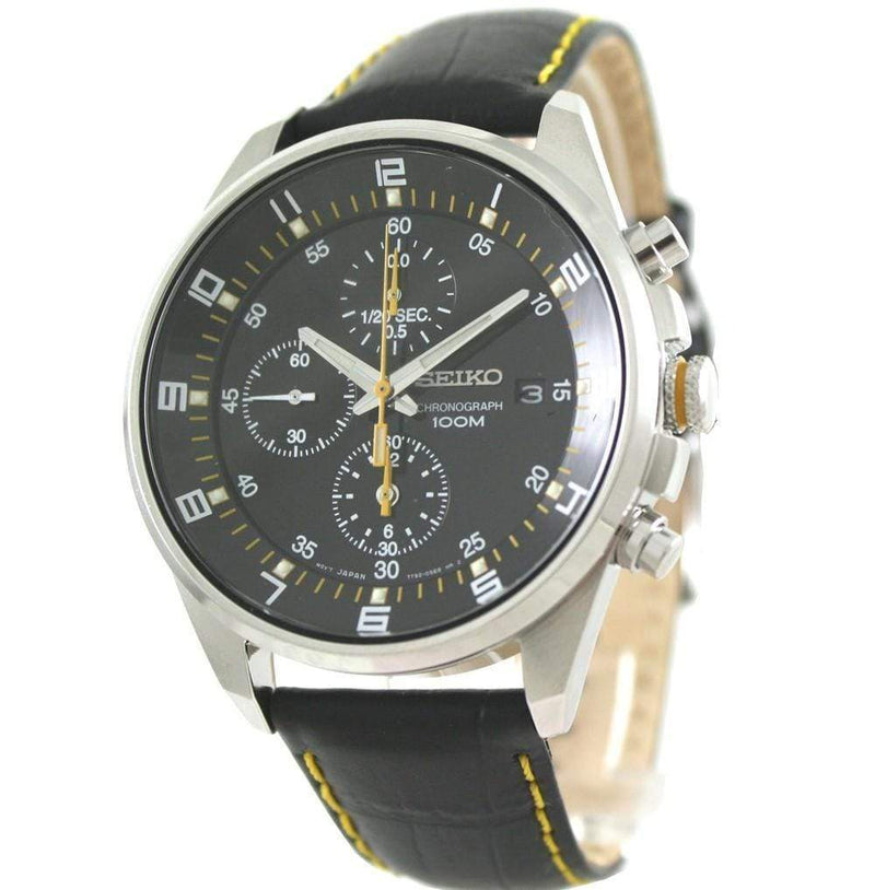 Branded Watches Seiko Quartz Chronograph SNDC89P2 Men's Watch Seiko