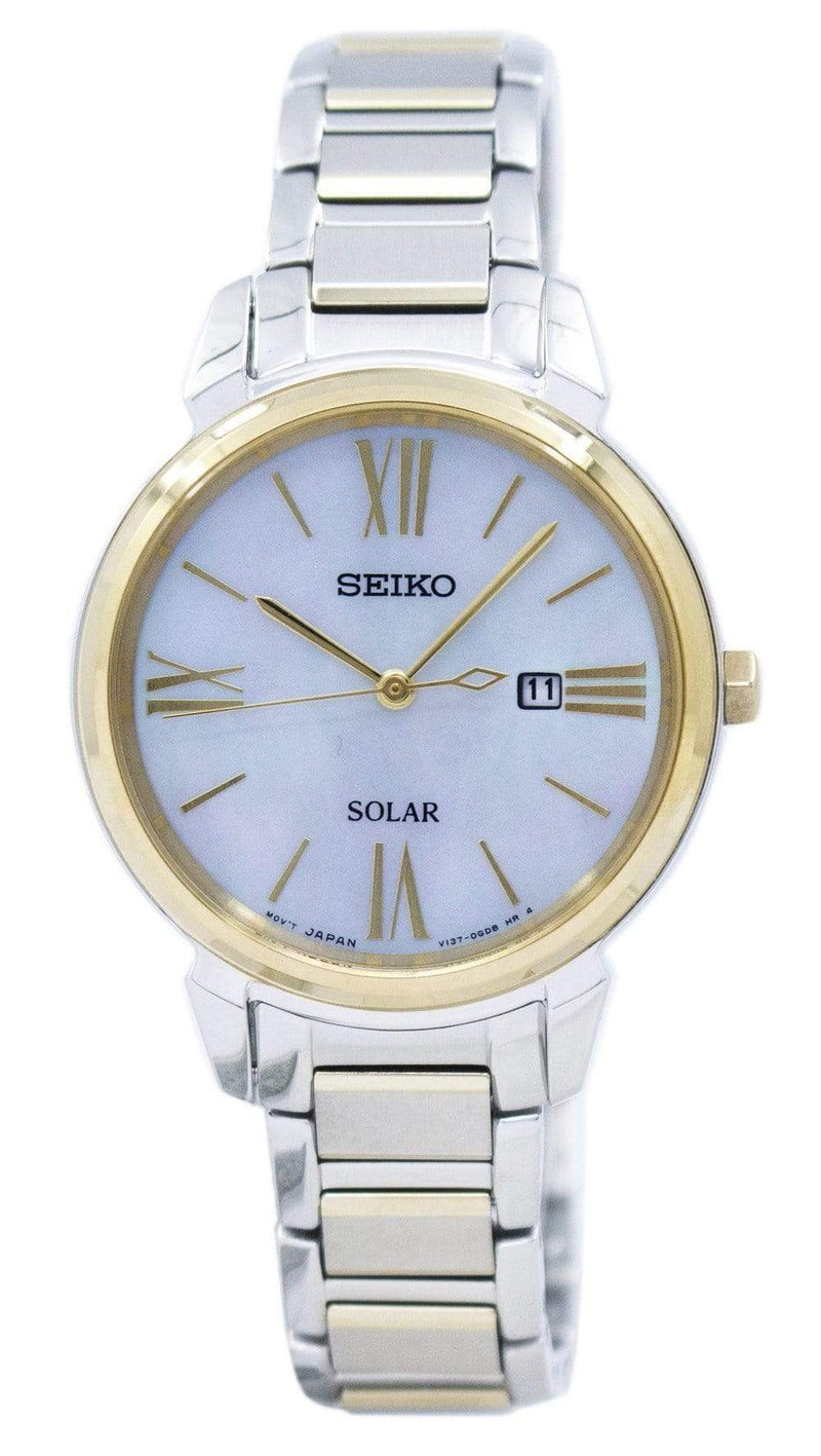 Branded Watches Seiko Solar SUT324 SUT324P1 SUT324P Women's Watch Seiko