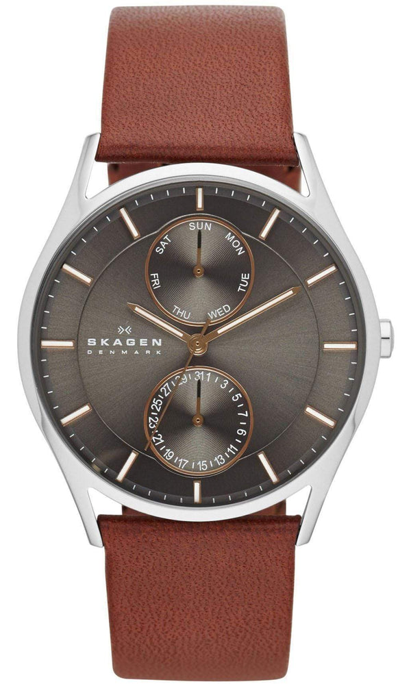 Branded Watches Skagen Holst Multifunction Stainless Steel Quartz SKW6086 Men's Watch Skagen