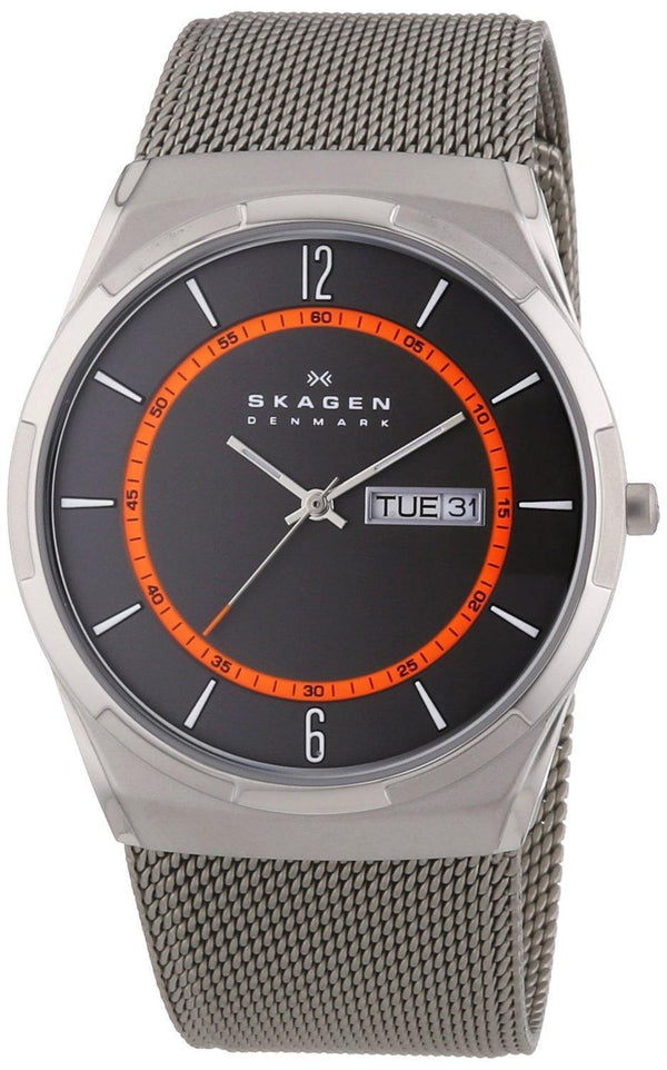 Branded Watches Skagen Melbye Titanium Case with Mesh Band SKW6007 Men's Watch Skagen