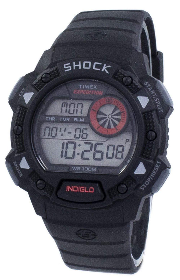 Branded Watches Timex Expedition Antichoc De Base Shock Indiglo Digital T49977 Men's Watch Timex