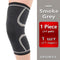 Breathable warmth Kneepad winter sports safety Knee Pads Training Elastic Knee Support knee protect 1pcs-Smoke Grey-L-JadeMoghul Inc.