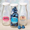 Bridal Shower Decorations Personalized classic glass milk bottles - marquee design Fashioncraft