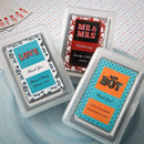 Bridal Shower Decorations Personalized Gifts Playing Cards Wedding Favor - Marquee Design Fashioncraft