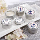 Bridal Shower Decorations Personalized Travel Candle - Kate's Nautical Bridal Shower Collection(24 Pcs) Kate Aspen