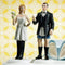 Bride "In Charge" and Groom "Not In Charge" Cake Toppers Bride in Charge "Wearing the Pants" Figurine (Pack of 1)-Wedding Cake Toppers-JadeMoghul Inc.