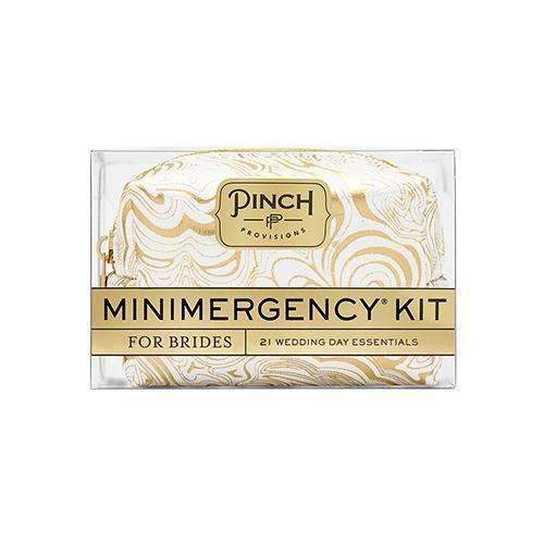 Bride Minimergency Kit - White-Gold Swirl (Pack of 1)-Personalized Gifts By Type-JadeMoghul Inc.