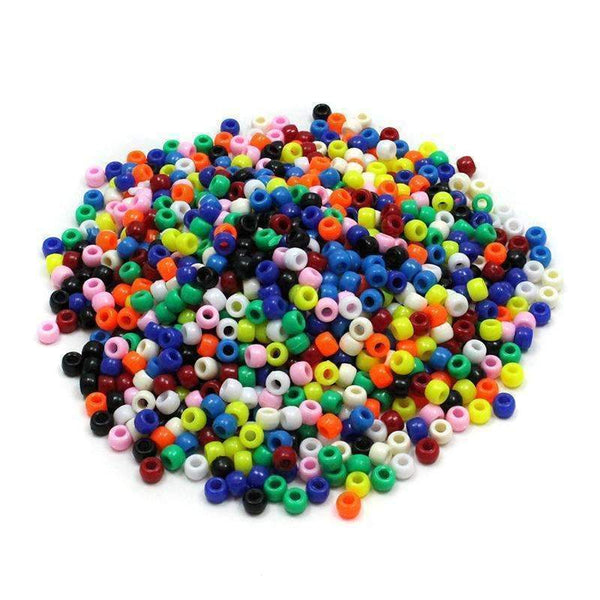 BRIGHT HUES PONY BEADS-Arts & Crafts-JadeMoghul Inc.