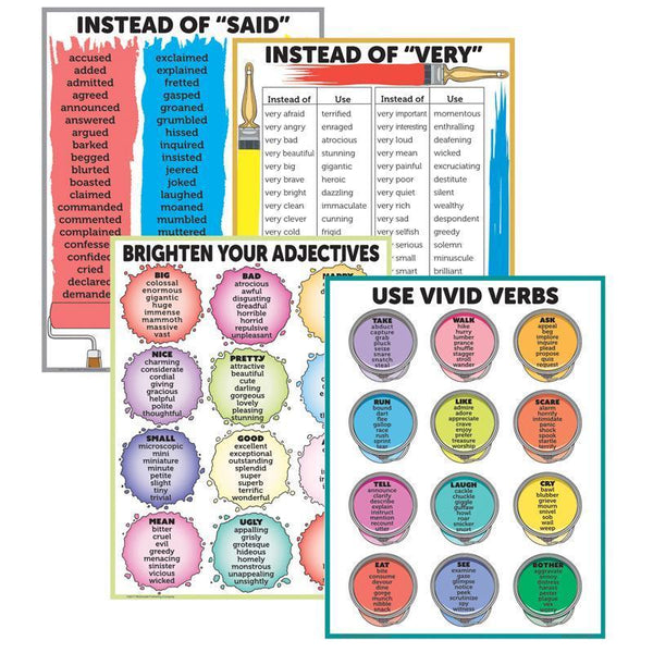 BRIGHTEN YOUR VOCABULARY POSTER SET-Learning Materials-JadeMoghul Inc.