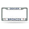 Cool License Plate Frames Broncos Chrome Frame