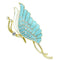 Brooch For Women LO2771 Flash Gold White Metal Brooches with Crystal