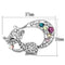 Brooch Jewelry LO2888 Imitation Rhodium White Metal Brooches with Crystal