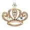 Brooch LO2871 Flash Rose Gold White Metal Brooches with Top Grade Crystal