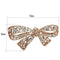 Brooches Brooch LO2883 Flash Rose Gold White Metal Brooches with Top Grade Crystal Alamode Fashion Jewelry Outlet