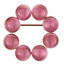 Brooch LO2887 Flash Rose Gold White Metal Brooches with Synthetic