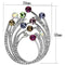 Brooches and Pins LO2811 Imitation Rhodium White Metal Brooches with Crystal