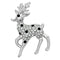 Brooches and Pins LO2821 Imitation Rhodium White Metal Brooches with Crystal