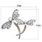 Brooches and Pins LO2836 Imitation Rhodium White Metal Brooches with Synthetic