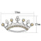 Brooches Brooches and Pins LO2838 Imitation Rhodium White Metal Brooches with Synthetic Alamode Fashion Jewelry Outlet