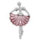 Hair Brooch LO2779 Imitation Rhodium White Metal Brooches with Crystal