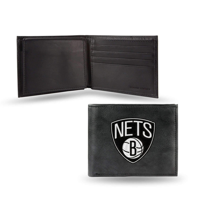 Cool Wallets For Men Brooklyn Nets Embroidered Billfold