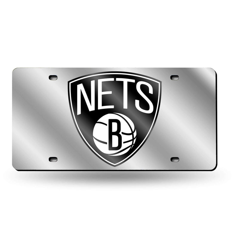 NBA Brooklyn Nets Silver Laser Tag