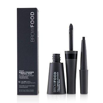 BrowFood Aqua Brow Powder + Pencil Duo - # Charcoal - -Make Up-JadeMoghul Inc.