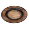 Brown Melamine Charger Plate- Benzara-Decorative plates-Brown, Black-Melamine-Smooth Melamine-JadeMoghul Inc.
