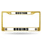 Best License Plate Frame Bruins Gold Colored Chrome Frame