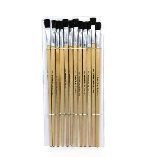 BRUSHES EASEL FLAT 1/2IN BRISTLE-Supplies-JadeMoghul Inc.