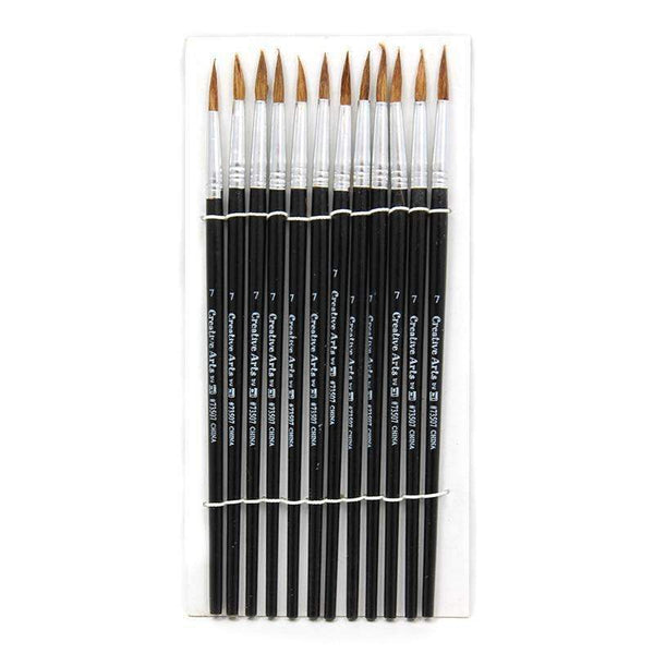 BRUSHES WATER COLOR POINTED #7 3/4-Supplies-JadeMoghul Inc.
