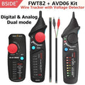 BSIDE FWT11 High Quality RJ11 RJ45 Cat5 Cat6 Telephone Wire Tracker Tracer Toner Ethernet LAN Network Cable tester Line Finder AExp
