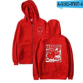 BTS Kpop Love Yourself Zipper Hoodies Sweatshirt Women/Men BTS V jimin Hooded Women/men Streetwear 2018 new arrive-Red-4XL-JadeMoghul Inc.