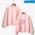BTS Love Yourself k pop Women Hoodies Sweatshirts Hoodies outwear Hip-Hop Bangtan boys jimin Clothes-Pink-M-JadeMoghul Inc.