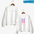 BTS Love Yourself k pop Women Hoodies Sweatshirts Hoodies outwear Hip-Hop Bangtan boys jimin Clothes-White-M-JadeMoghul Inc.